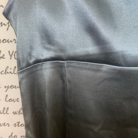 Maeve Square-Neck Satin Stretch Midi Dress - Picture 11 of 15